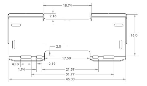 skid steer plate dimensions|skid steer mounting plate dimensions.